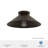 Hunter Skyflow Outdoor 1 Light 14 Inch Medium Flush Mount