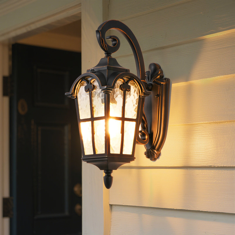 Fabiola Aluminum Wall Light with Dusk to Dawn