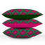 Wagner Campelo Ikat Leaves Throw Pillow-7494152