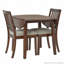 Ensemble de table de salle à manger ronde, table de salle à manger pliante en bois et chaises rembourrées, conception compacte pour petits appartements et salles à manger-1632532957-1632532947