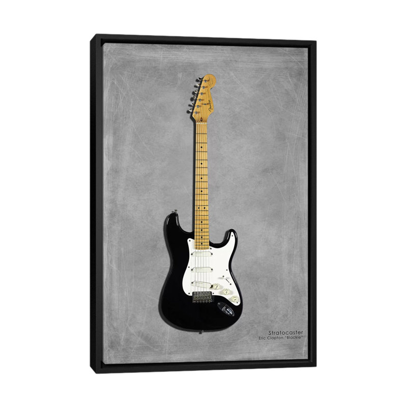 « garde-eclaptonsig blackie 77 », impression sur toile tendue, H 26 po x l 18 po x P 1,5 po, Toile avec cadre noir
