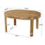 Oval Solid Wood Dining Table