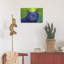 Luxe Cat «Black Cat With Chartreuse Eyes» par «Black Cat With Chartreuse Eyes» par Rebecca Wang Art-101656747