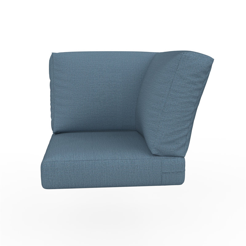 Sunbrella® Outdoor Corner Chair Cushions, Spectrum Denim