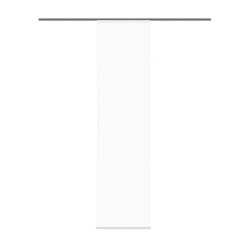 Masuda Semi Sheer Curtain Panel Pair Single Panel, White