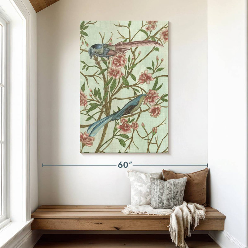 Brampt Delicate Chinoiserie IV, 48" H x 32" W