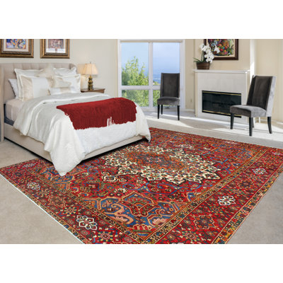 Cythia One-of-a-Kind 9'10" X 12'3" 1980s Wool Area Rug