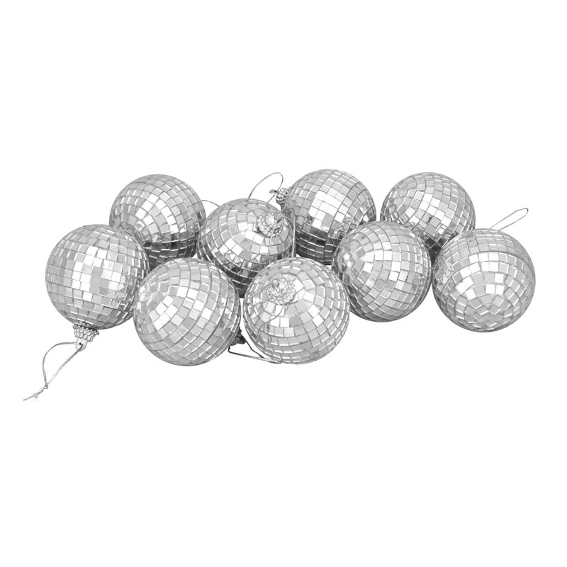Ornements en forme de boule de Noël en verre 9 pi Splendor
