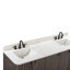 Meuble-lavabo double autoportant avec plateau en quartz Blakely-92319988-92319989-124933155