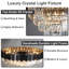 Lustre à plusieurs niveaux avec lumière en cristal-223817164-223817167-223817165