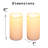 Unscented Flameless Pillar Candle
