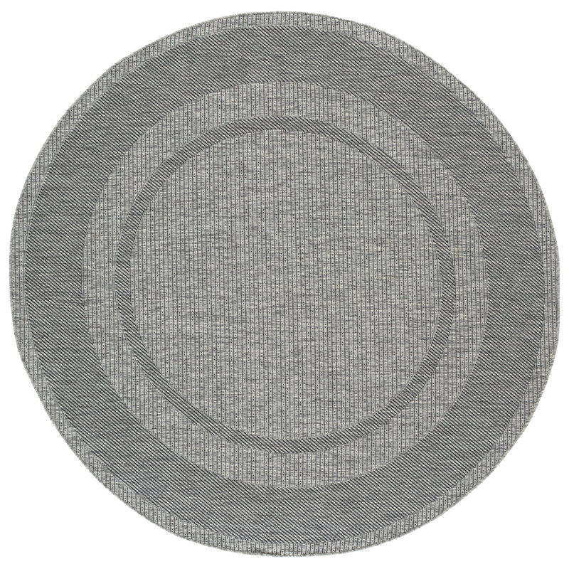 Ambresha Performance Indoor/Outdoor Area Rug, Round 6'7"