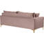 Canapé à accoudoirs carrés en velours de 81,5 po Naomi-752124567