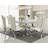 Kunibert 18.5 " H Faux Leather Upholstered Stainless Steel Parsons Chair