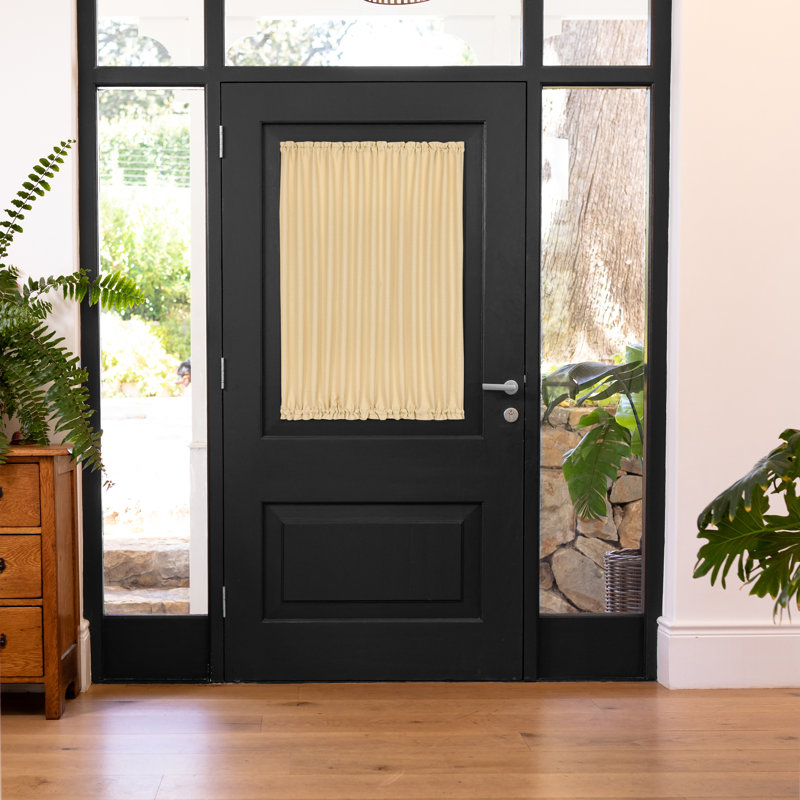 Panneau de rideau simple Lamesa, Brun clair, L 54 po x L 40 po
