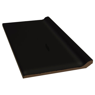 Color Beat Satin 8" L x 4" W Ceramic Cove Base Tile Trim