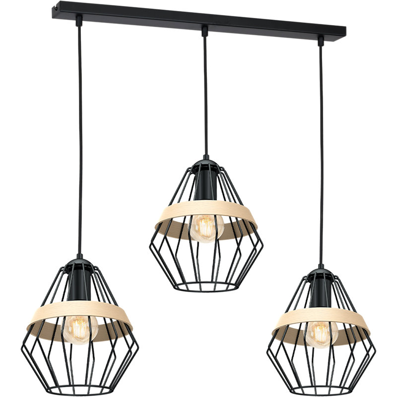 Bromide 3 - Light Black Pendant