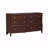 Transitional Style Bedroom Furniture 1Pc Dresser Of 6X Drawers Dark Cherry Finish Woodenen Furniture-317931099