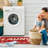 Non-Slip Rubberback Red Laundry Room Runner Rug