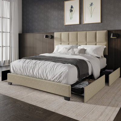 Lawi Upholstered Storage Platform Bed