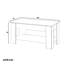 Firenze Lift Top Four Leg Coffee Table with Storage-36563844
