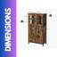 Multipurpose Kitchen Sideboard Buffet Cabinet With Doors
