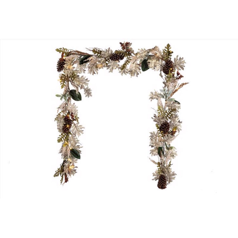 Celebrations Multicolored 35 ct 9 ft. LED Fall Harvest Garland, Warm White