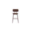 Ariela Upholstered Counter Stool with Metal Frame