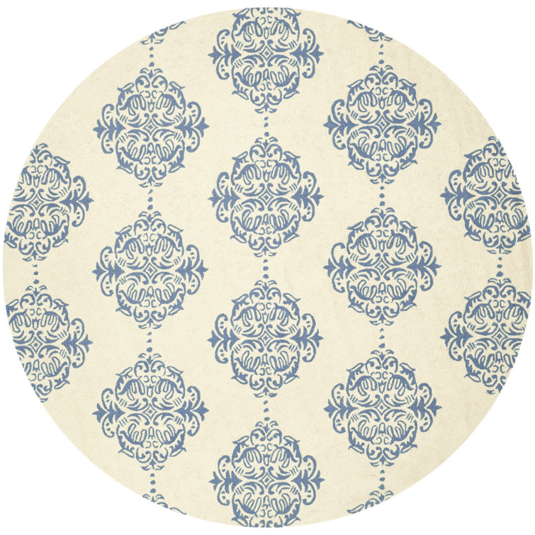 Daijah Hand Hooked Wool Pile Geometric Rug