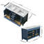 Meuble-lavabo 60 po avec lavabo double et trou pour robinet 60 po Premium-284902615-284902614