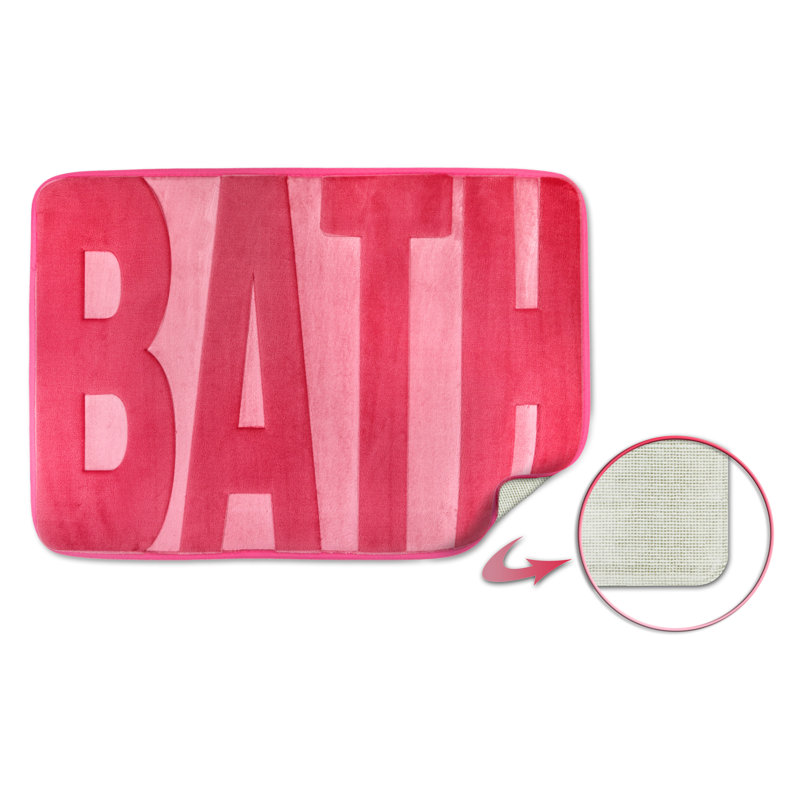 Tammy Non-Slip Shower mat, Pink