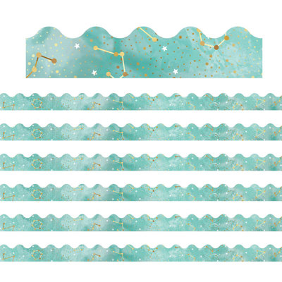 Bordure festonnée Galaxy Constellations