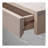 Perkin - Small Floating Nightstand White Finish With Drawer, Solid Wood Wall Drawer