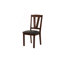 Table de salle à manger 4X Chaises d'appoint 1X Banc 6Pcs Ensemble de salle à manger Finition noyer Mobilier de salle à manger Style transitionnel