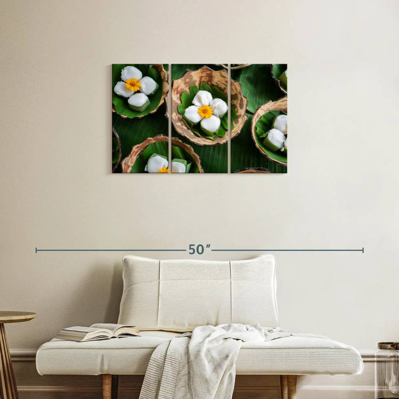 Thai Coconut Dessert, 20" H x 33" W