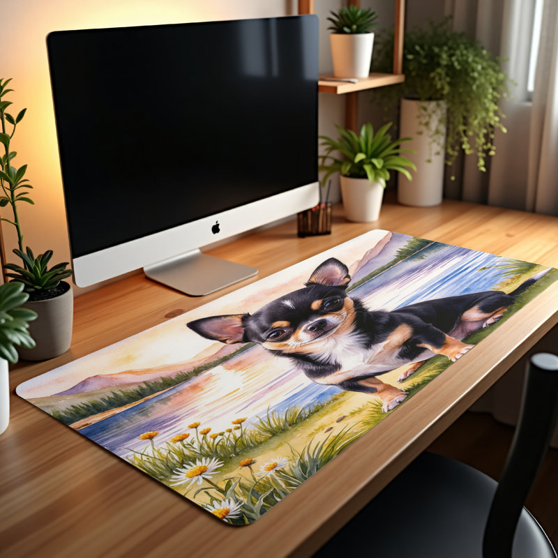 Polyester Desk Pad, 31.5x15.5