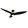 Morpheus III 60" 3 - Blade Outdoor/Indoor Smart Standard Ceiling Fan with Wall Control and LED Light Kit Included, Works With Alexa and iOS or Android App