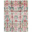 Hand-Knotted High-Quality Red and Green Area Rug