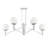 Pomeroy 6 - Light Dimmable Tiered Chandelier