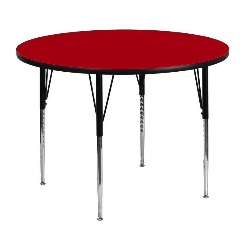 Table d'activité 42 po Goddard, Jaune, L 48 po x P 48 po x H 21,125 po - 30,125 po