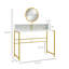 Meuble-lavabo moderne avec miroir HOMcom
