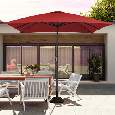 Parasol de marché rectangulaire 120 po x 96 po Berlena