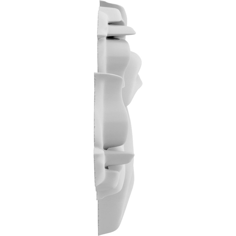 Rosettes de qualité supérieure, H 2 po x l 4 po x P 0,38 po, Gauche