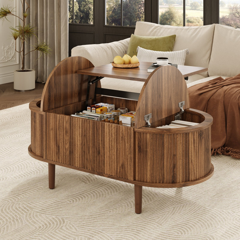 Coffee Table, Walnut, Walnut, Walnut