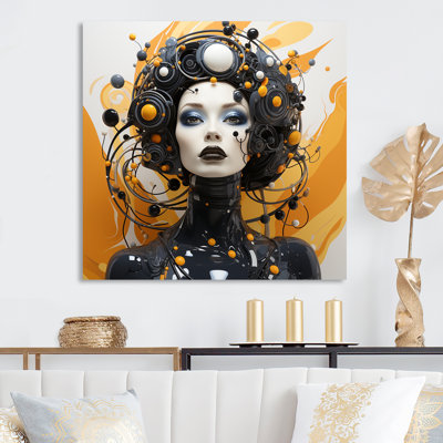 Portrait de femme noire Pop Art