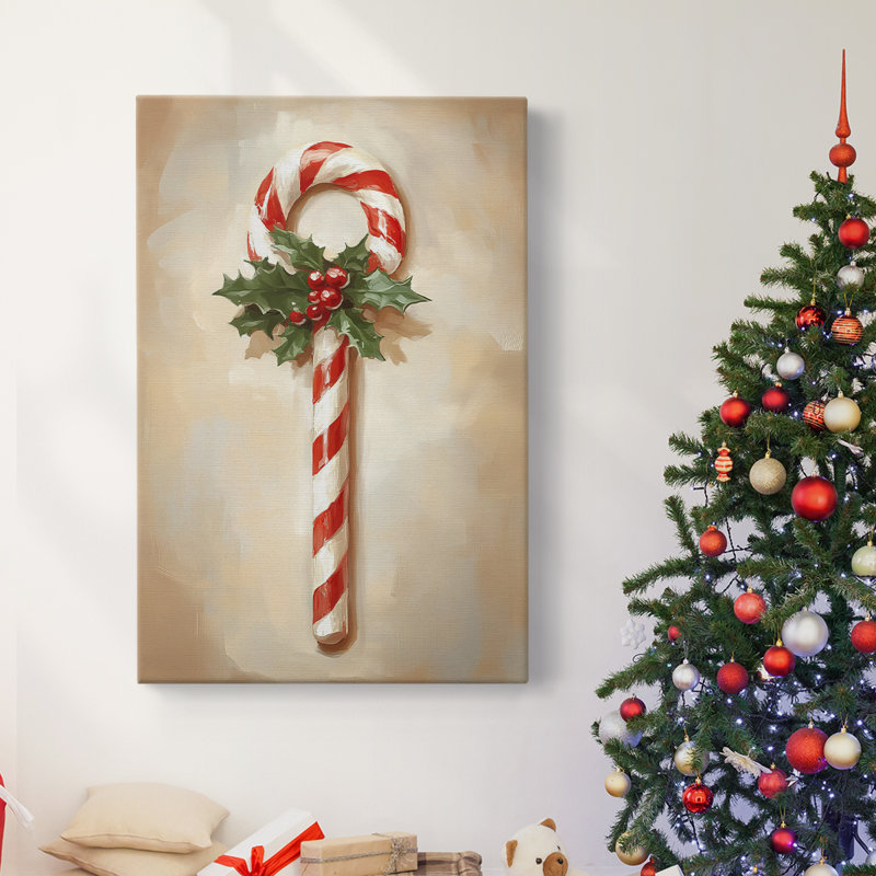 Art des Fêtes de Noël - Toile tendue avec châssis - Série 2-LV III, H 48 po x l 32 po