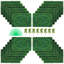 Panneau de buis artificiel UV 24 pièces panneaux de haie de buis artificiel mur de fond en gazon artificiel 24 po x 16 po 4 po, mur de gazon vert, haie artificielle pour la clôture d'intimité décorative, jardin intérieur et extérieur