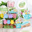Décor de plateau de printemps à niveaux Hello Spring