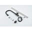 Robinet de cuisine rétractable à poignée simple noir mat-121318405