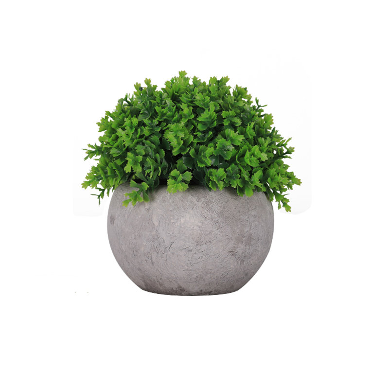 Verdure artificielle en pierre ronde